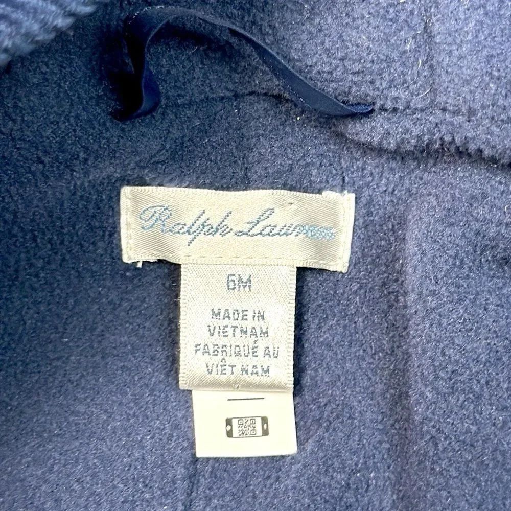 Ralph Lauren Quilted Navy Blue
Baby Boy Bunting Snowsuit Hooded Size 6M - Picture 11 of 13